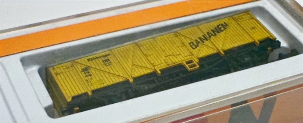 Miniaturbild: Minitrix 3166 - freight Bananen, excellent, boxed