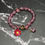 Thumbnail: Acrylic Fashion Bracelet Dark Pink Flower