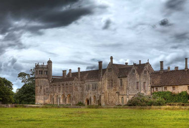 Lacock Abbey in Wiltshire, near the Cotswolds, filming location for Harry Potter, Pride & Prejudice, and Downton Abbey.