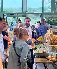 JD Vance the Vice President of the USA, visits Daylesford Farm in the Cotswolds, Aug 2025