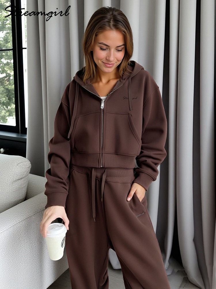 Conjunto Cozy Brown Feminino