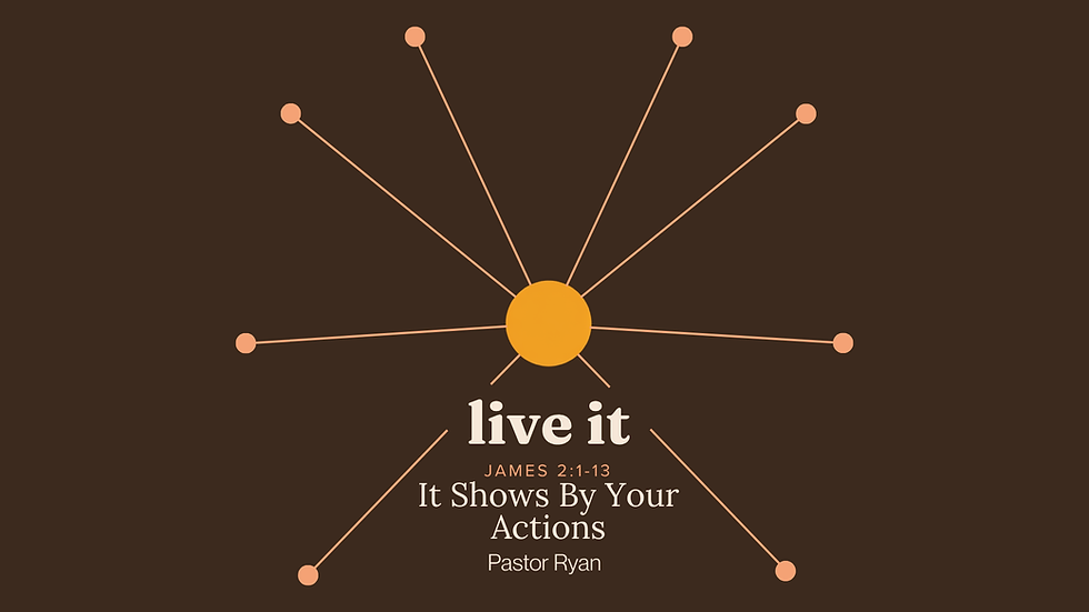 It Shows By Your Actions | James 2:14-26 | Pastor Ryan