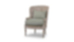 Thumbnail: French Wing Chair w/ Rattan