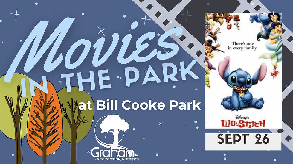 Movies in the Park - Lilo & Stitch