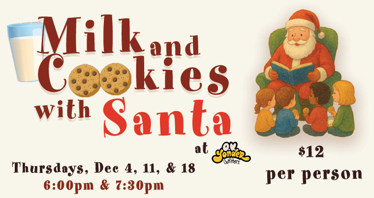 Milk and Cookies with Santa at O.V. Yonder Outfitters