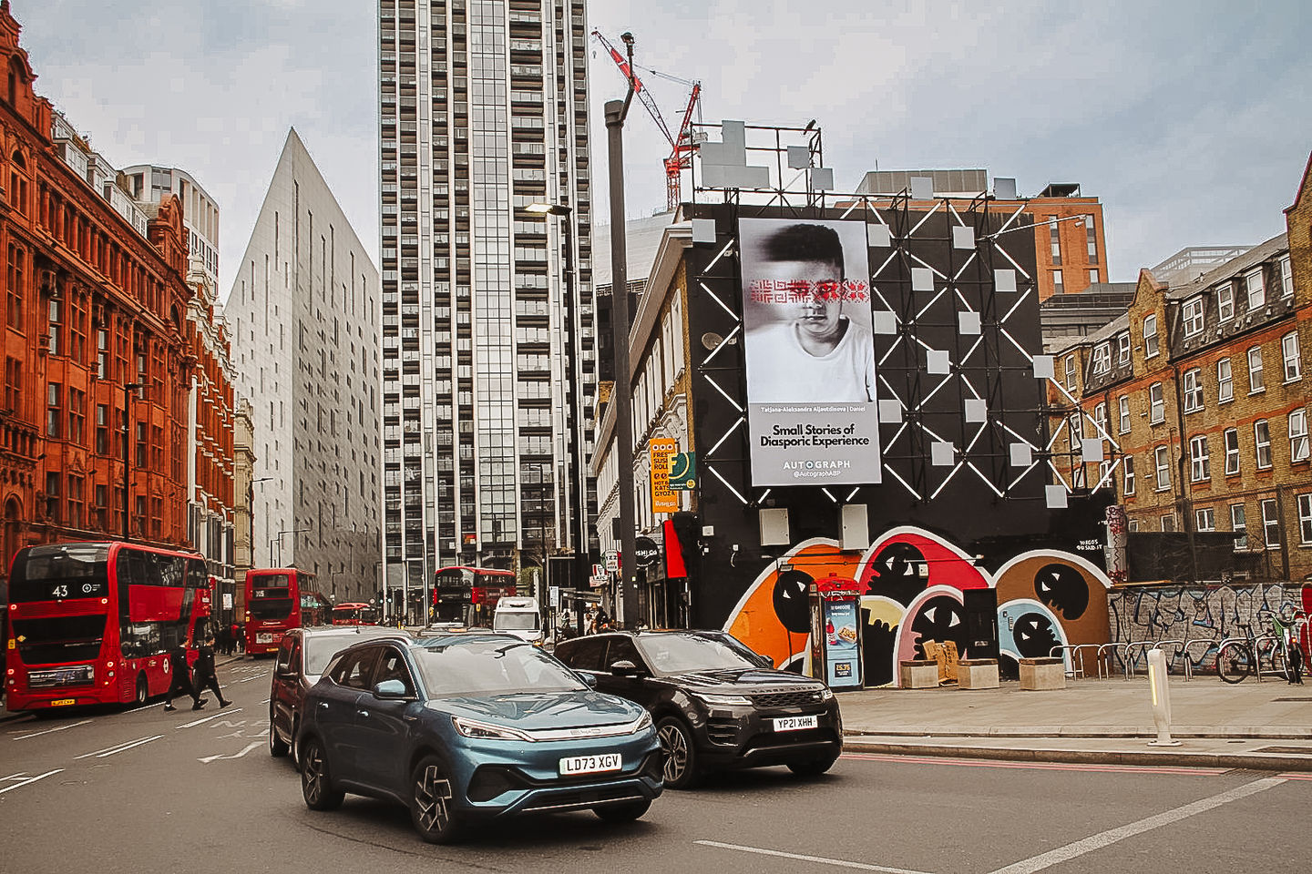 2025 (Sep) - Small Stories of Diasporic Experience, digital billboard display, Old Street Roundabout (City Outdoor Media), London, UK