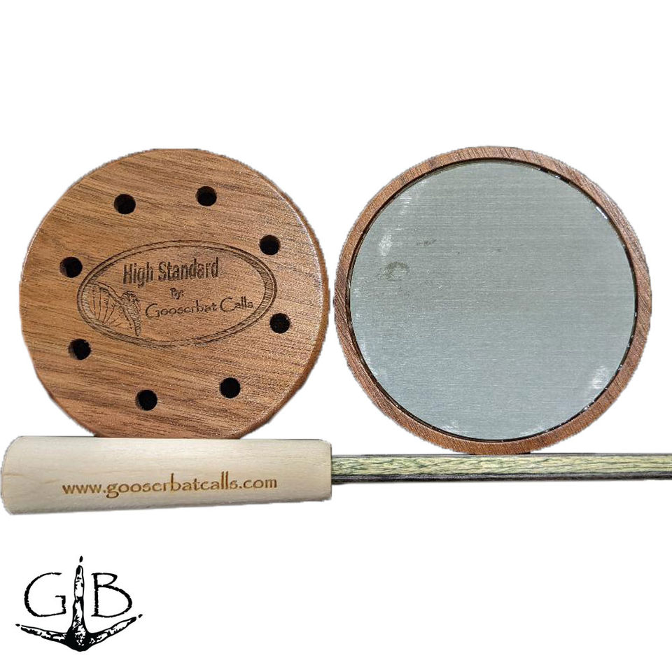 High Standard green slate turkey friction pot call handcrafted by Gooserbat Game Calls
