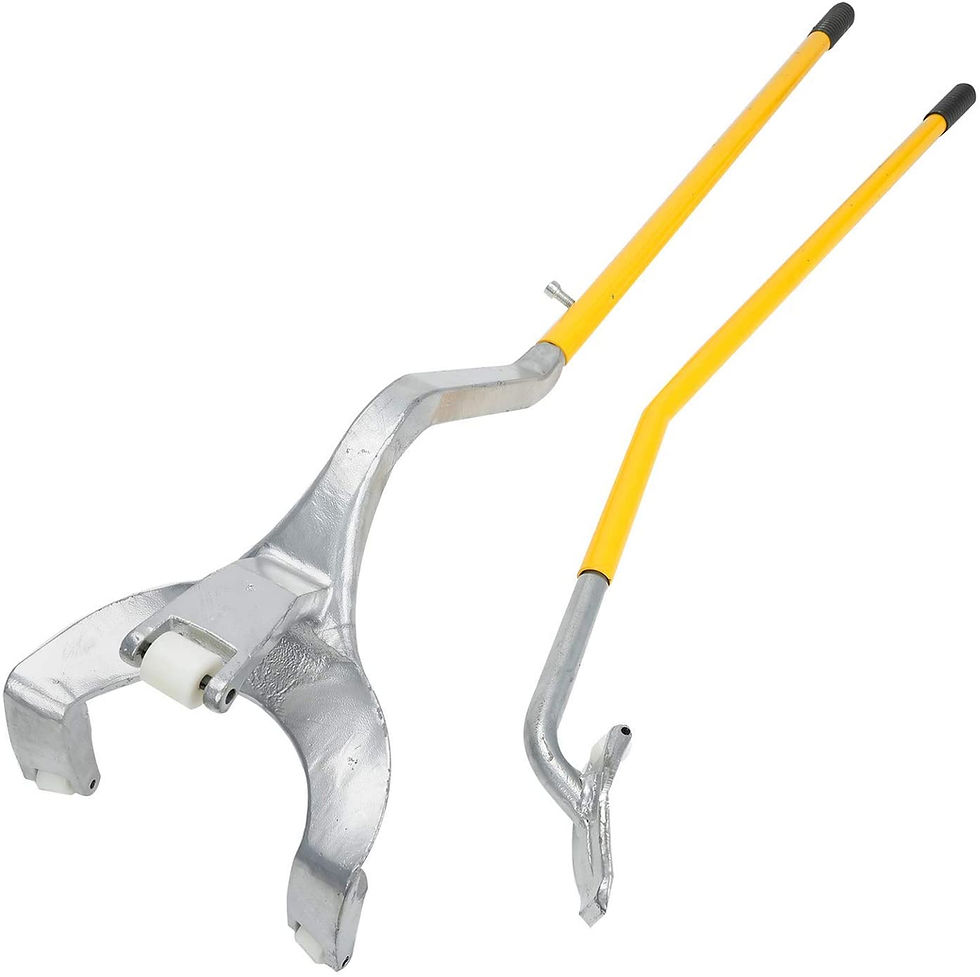 Thumbnail: BLACKHORSE-RACING 17.5" to 24.5" Tire Changer Mount Demount Removal Tool Tubeles