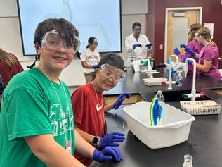 Chemistry in action at Driftless IDEA Camp!