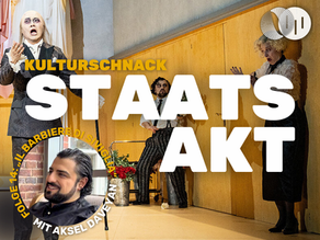 Szene aus Gioachino Rossinis „Il Barbiere di Siviglia“ mit Aksel Daveyan, das am Oldenburgischen Staatstheater in Oldenburg inszeniert wird.