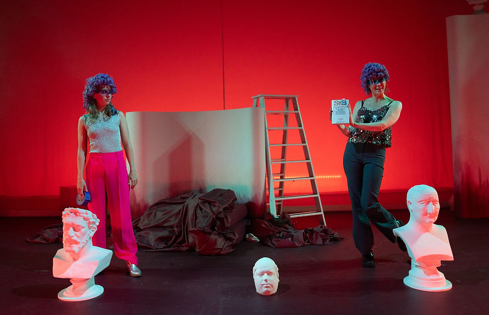 Die Exhalle in Oldenburg, Spielort von „Heartship“, das am Oldenburgischen Staatstheater produziert wird,