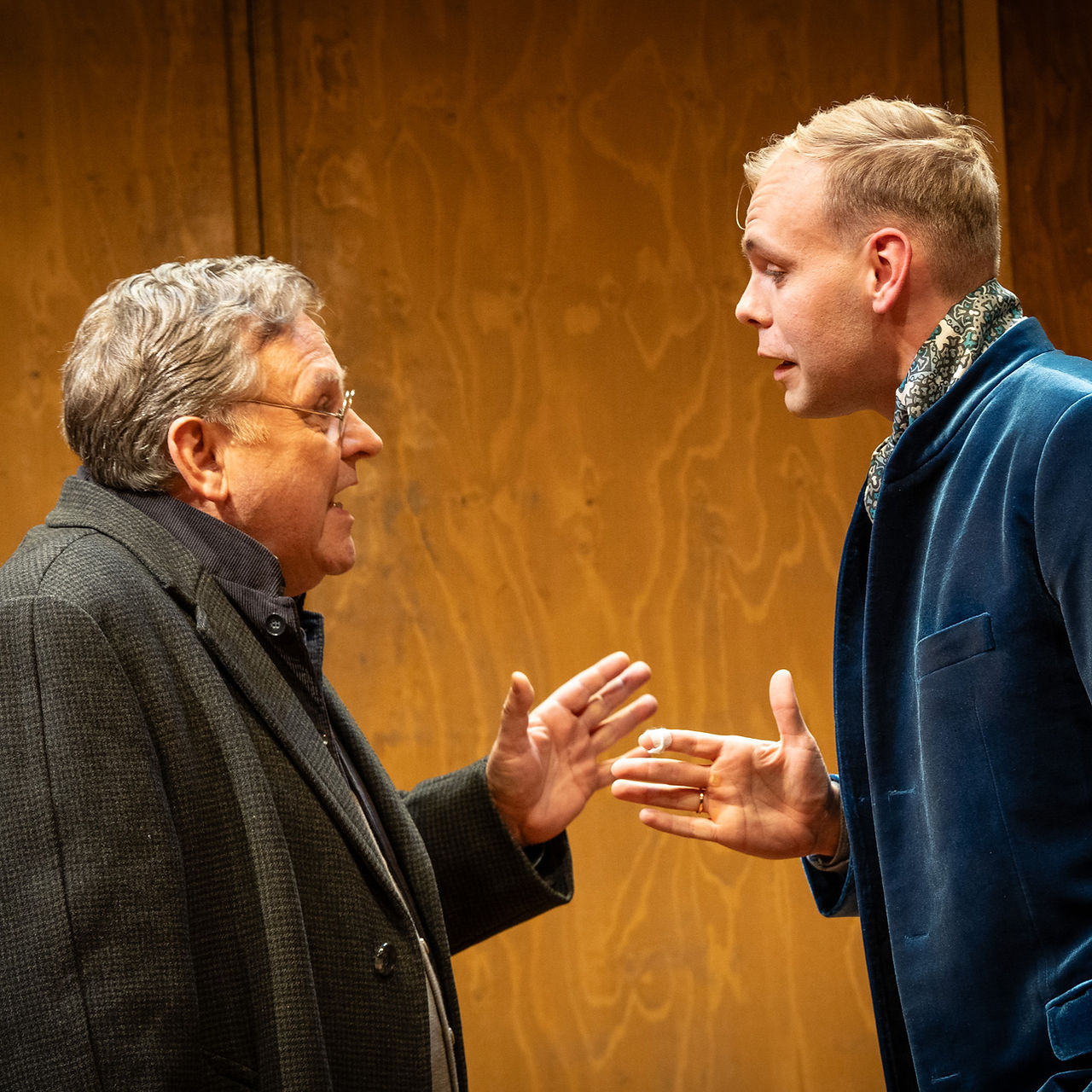 Szene aus „Die Kunst der Komödie“ von Eduardo de Filippo, das mit Hagen Bähr am Oldenburgischen Staatstheater zu sehen ist