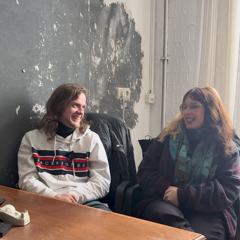 Timo Willen und Angelique Rode vom White Rabbit Kollektiv aus Oldenburg