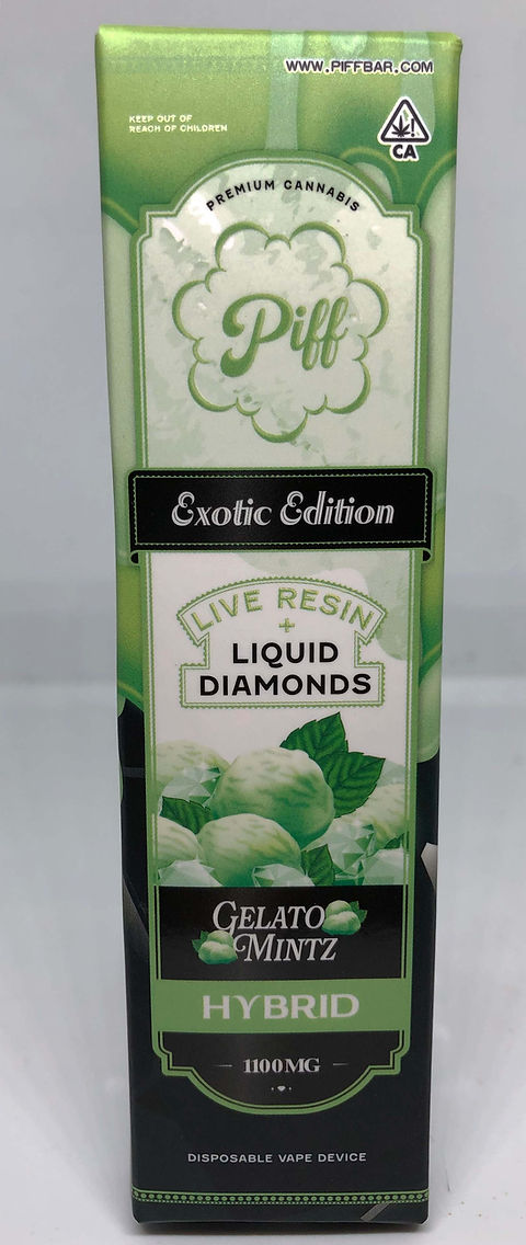 Piff Gelato Mintz | disposable vape | G Touch Collective Piff Gelato Mintz | disposable vape | G Touch Collective