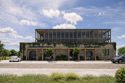 Proyecto arquitectónico comercial contemporáneo diseñado por Entropía Studio, enfocado en arquitectura, construcción y desarrollo arquitectónico en México.