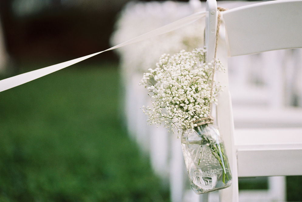 Wedding aisle decoration