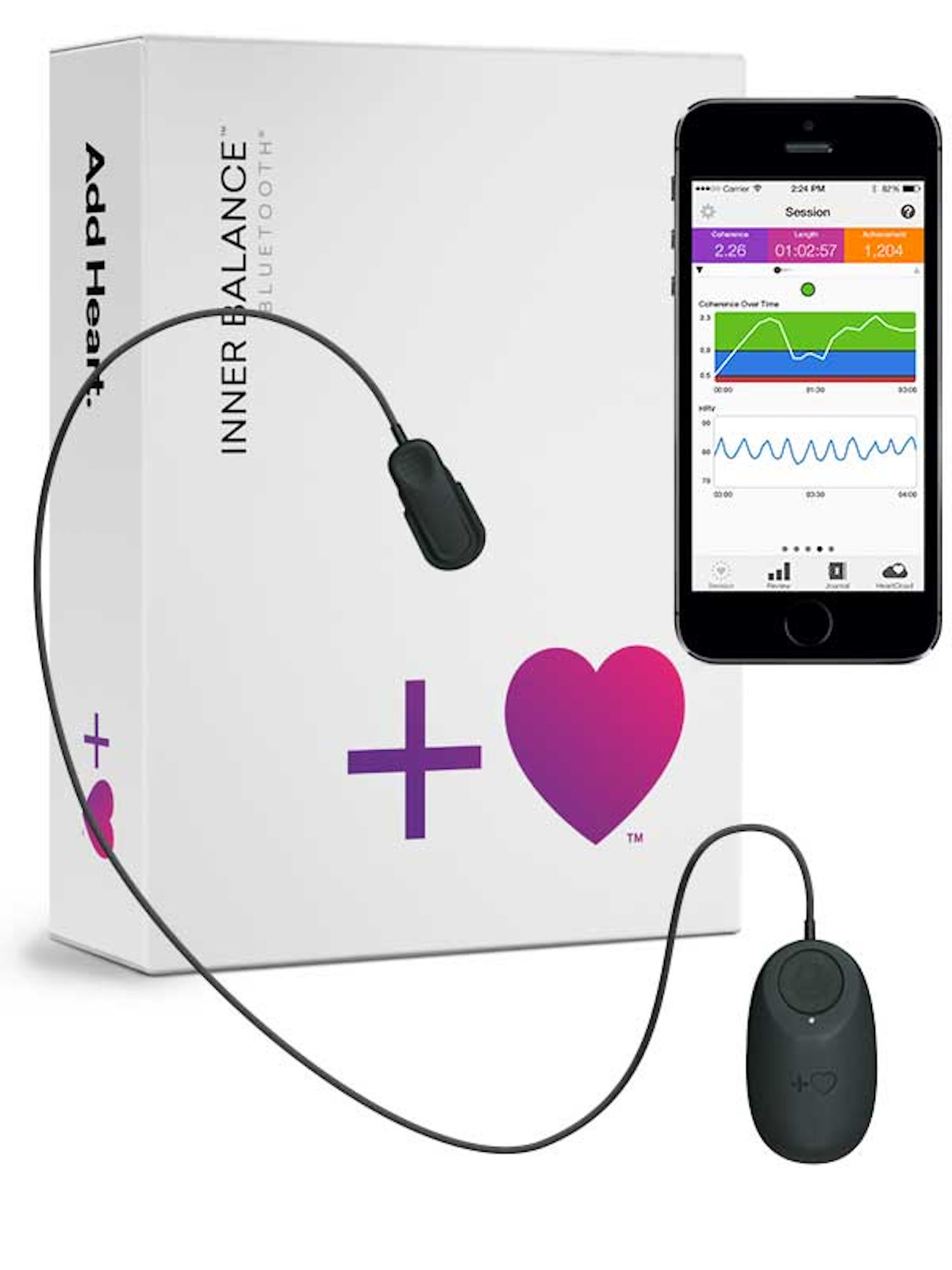 Inner Balance™ Trainer (Bluetooth sensor) voor iPhone en Android