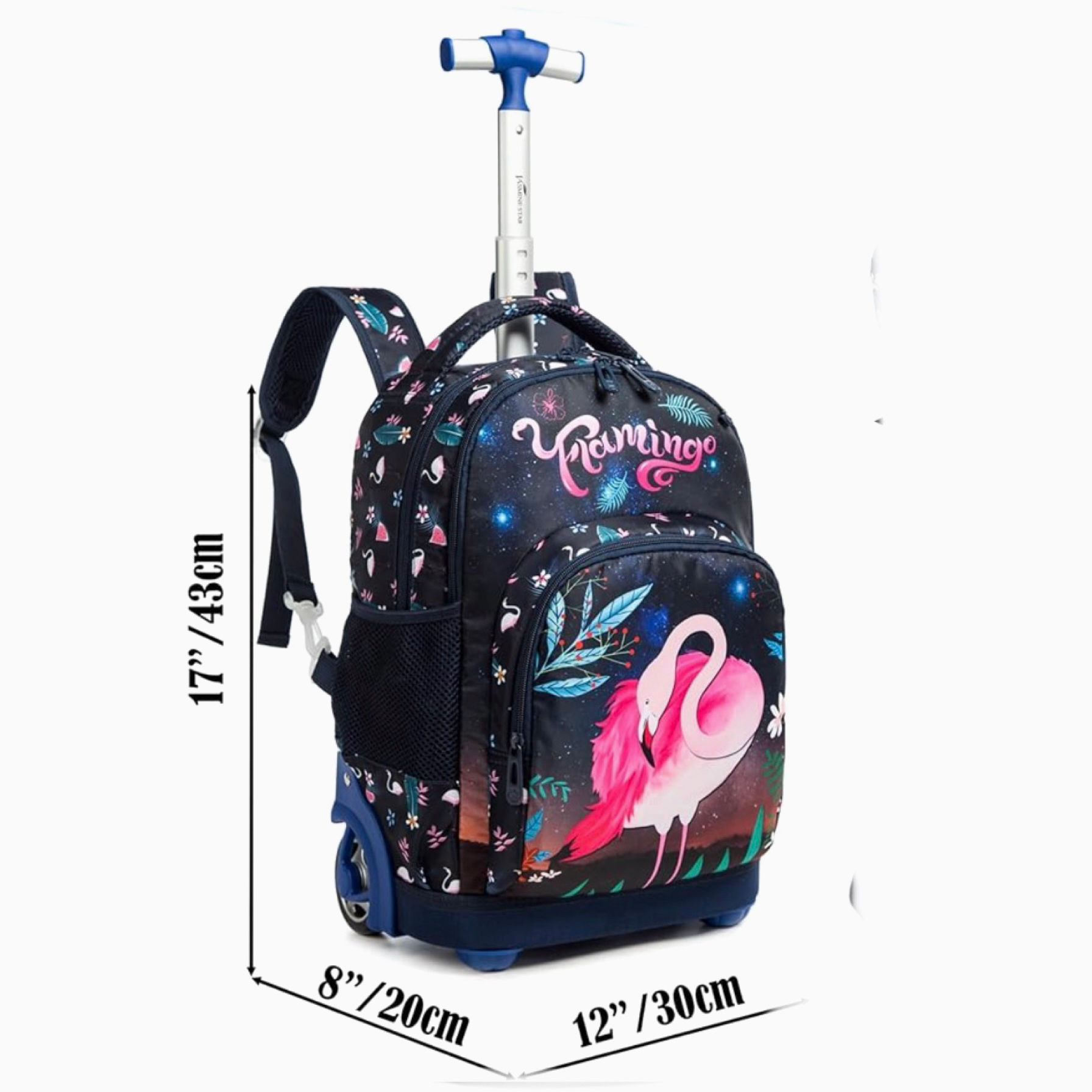 Jasminestar Purple Shell Primary Student School Bag Kids Waterproof Trolley