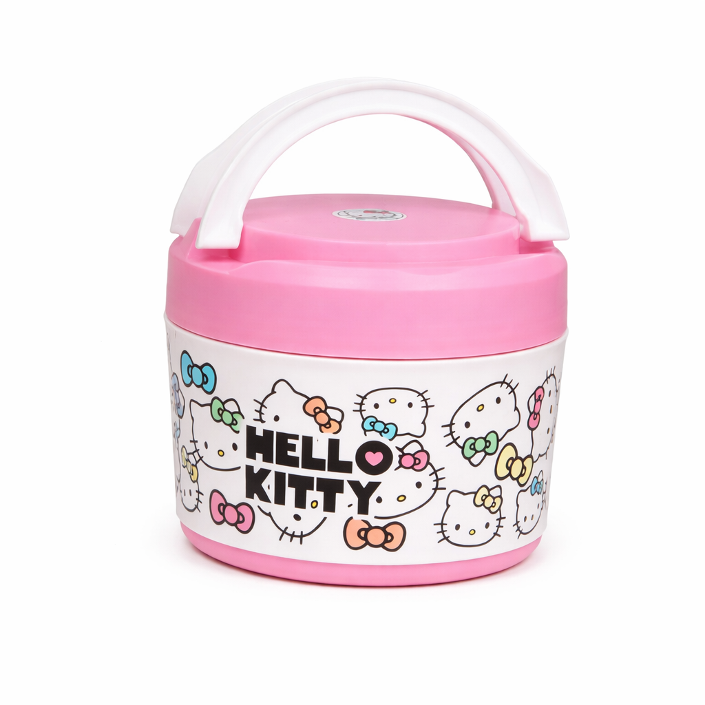 Hello Kitty Cartoon themed Stainless Steel Insulated Box FMini Lunch Plate