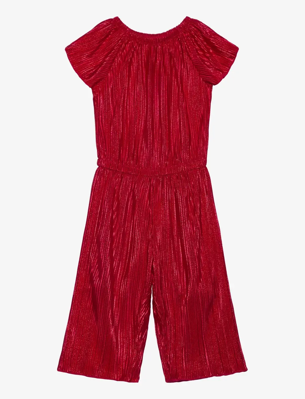 Lindex Jumpsuit plisse foil sprin -Red