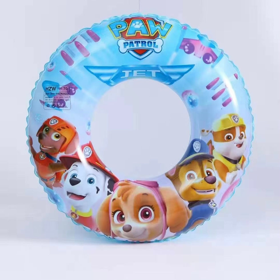 Thumbnail: Paw Patrol-Chase, Marshall, Skye, and Rubble Inflatable Swim Rings 60cm