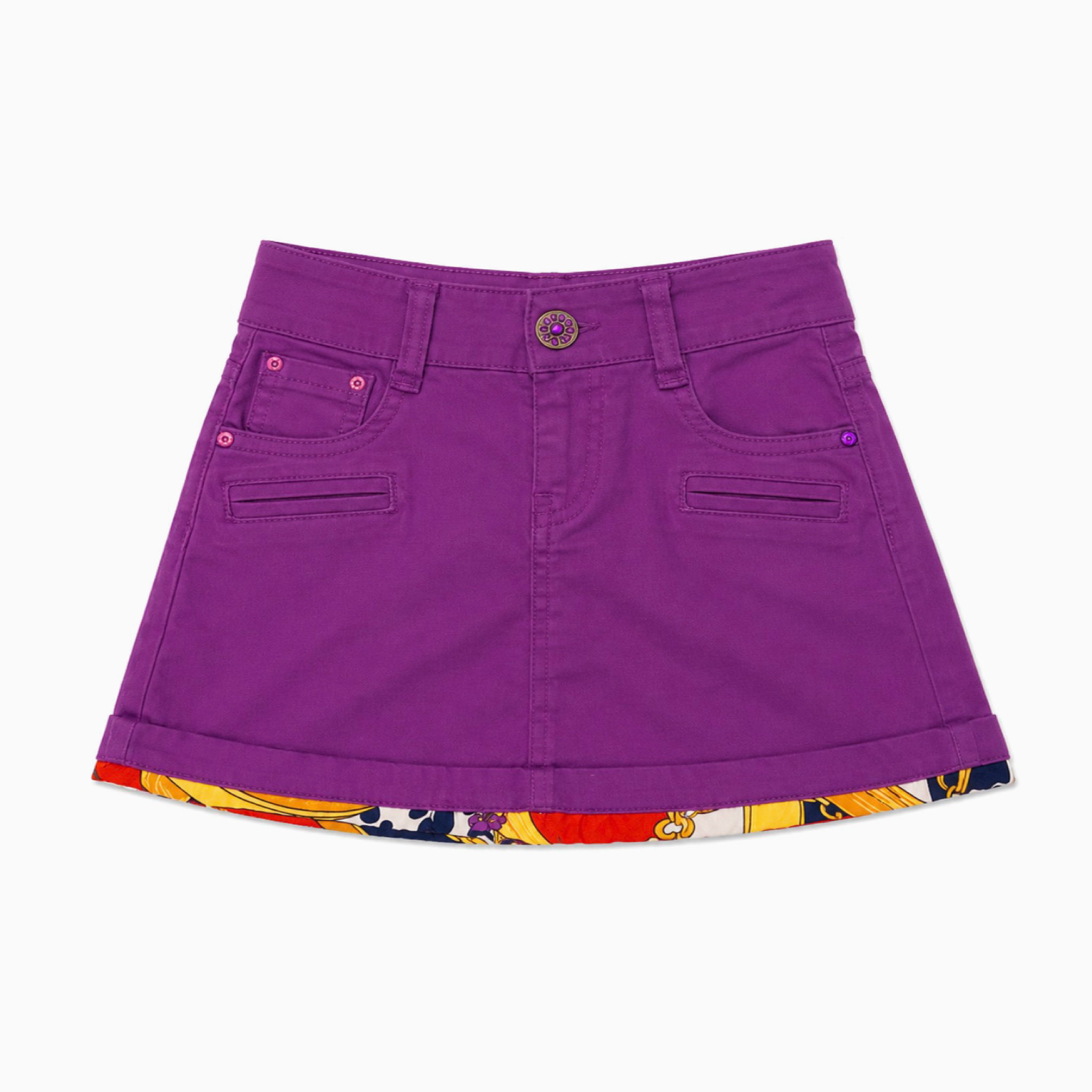 Kiki Mini Purple Party Skirt 