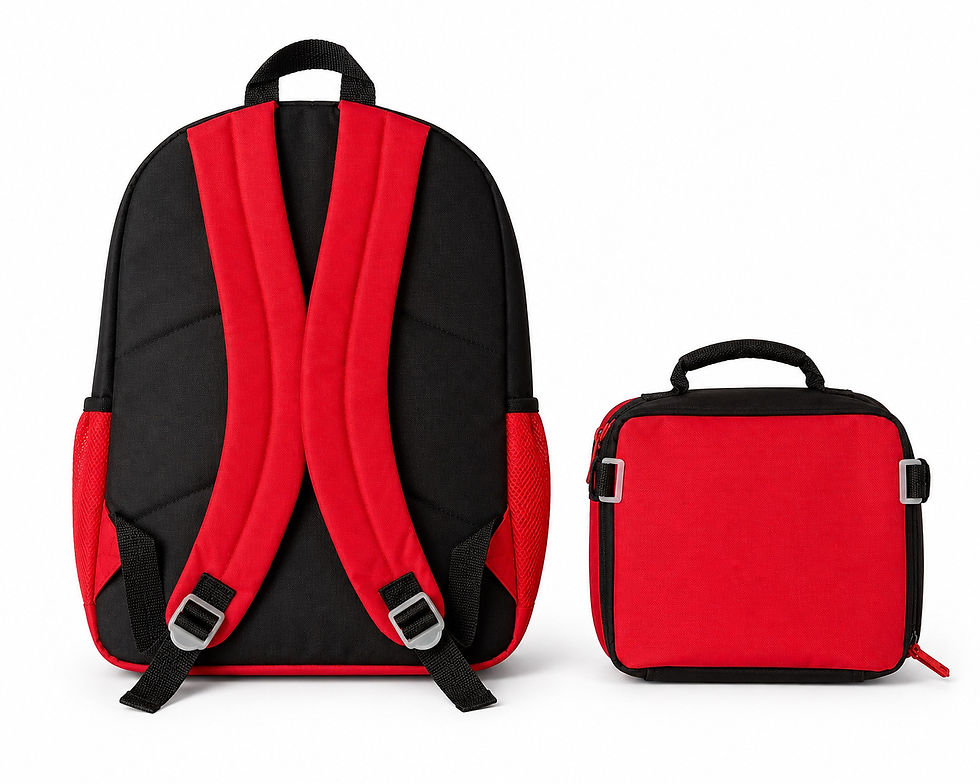Thumbnail: Disney Minnie Mouse 2in1 Backpack Set With Insulated Lunch Bag 