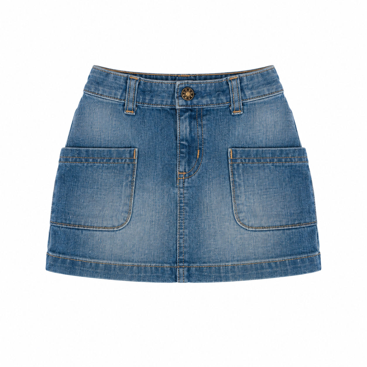 Old Navy Girls 2 Sides Pockets Jeans Skirt
