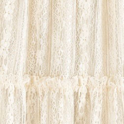 Thumbnail: Kensie Girl Triquarter Cream Net Skirt with Lycra Lining 