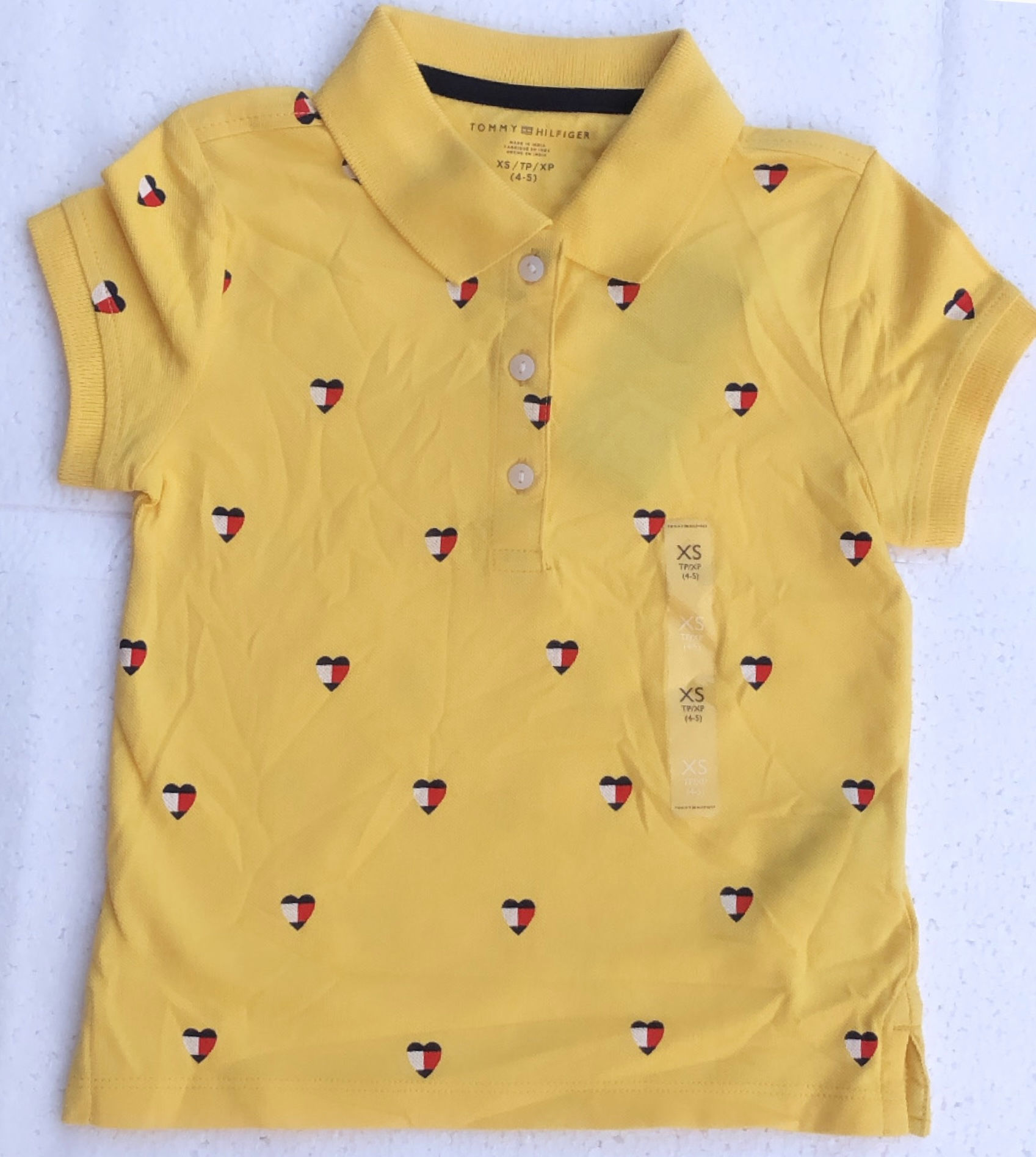Tommy Hilfiger Girls Regular Fit Adaptive Polo