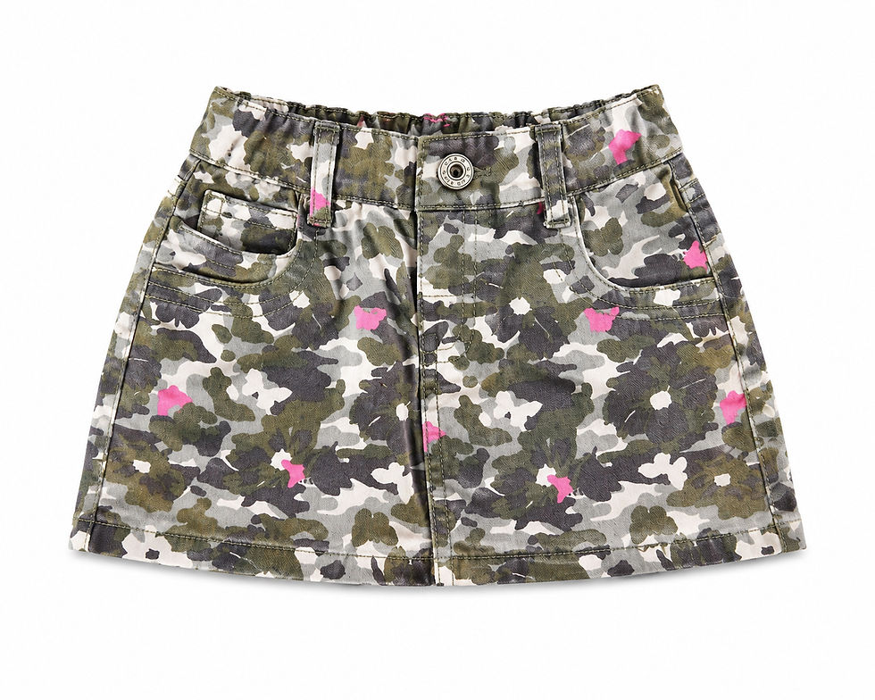 Thumbnail: New Basic Original Style Girls Camo Skirt  