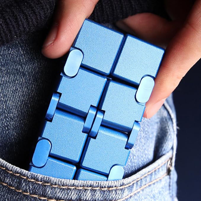 Thumbnail: Infinity Cube Magic Cube MagicCube 3D Puzzle Aluminum Infinity Fidget Cube Adult