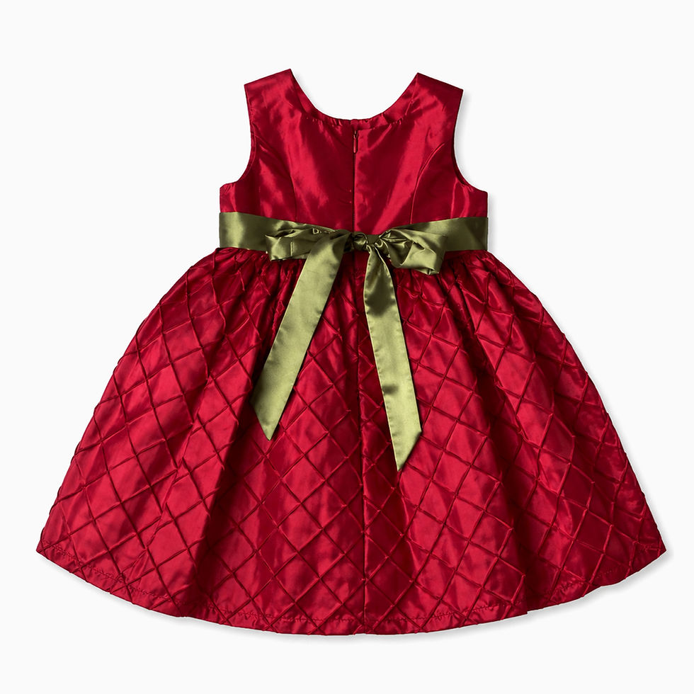 Thumbnail: Jayne Copeland wine Color Toddlers Dress- Gown 