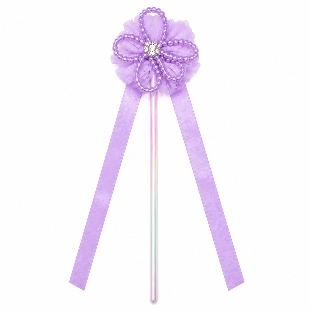 Kids Pearls Party/ Ballet/ Birthday Wand -Lilac 