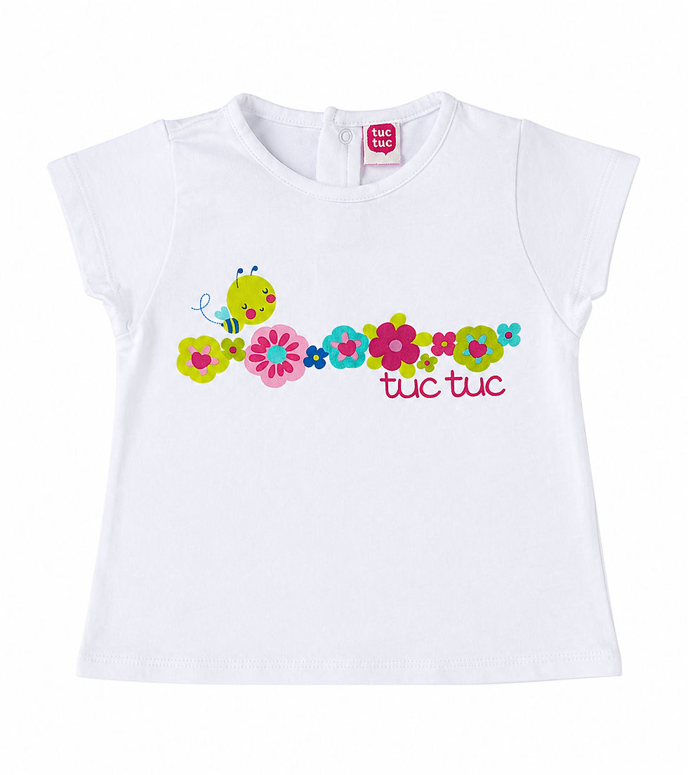 Thumbnail: TUC TUC white Floral front print top 