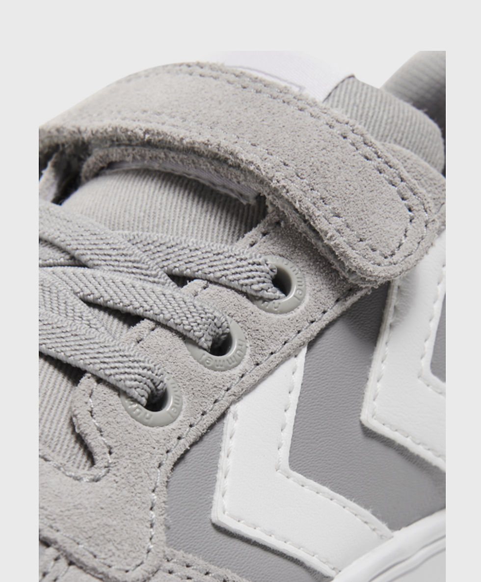 Thumbnail: Hummel SLIMMER STADIL LEATHER LOW KINDER SNEAKERS SHOES