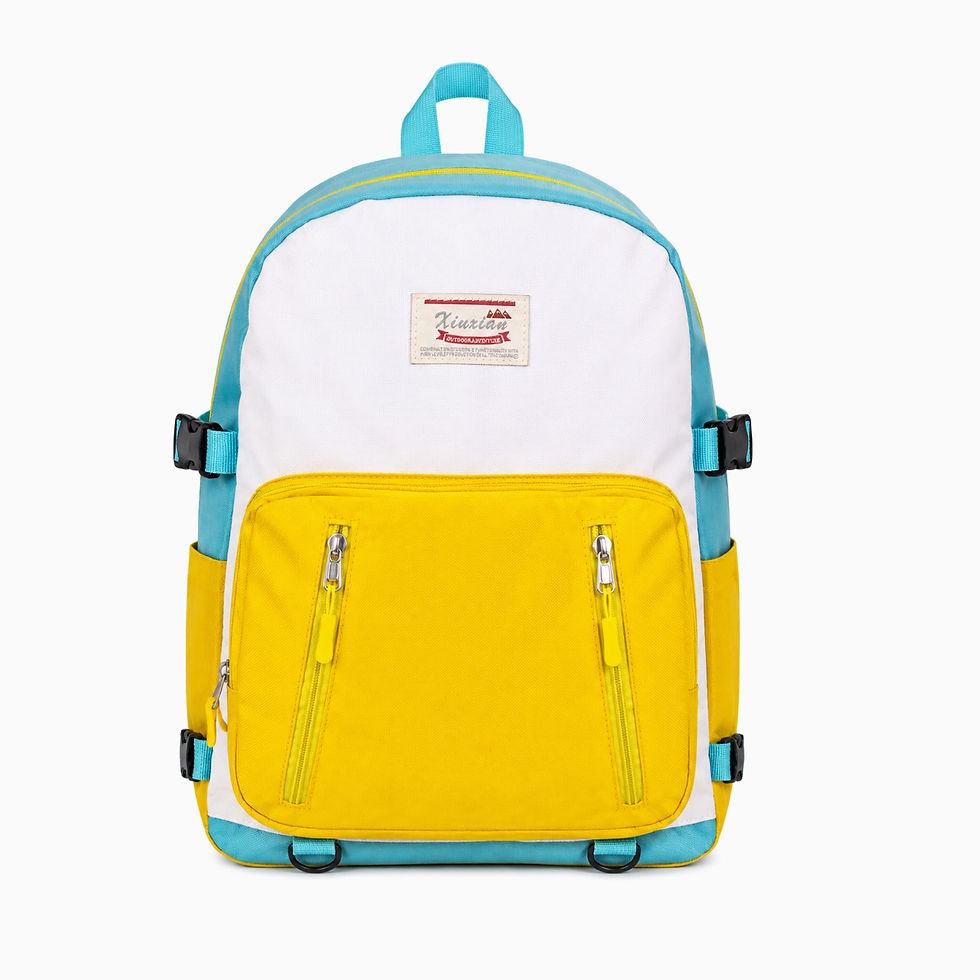 Thumbnail: Outdoor Adventure Multicolor Backpack Bag - Back to School; xiuxian