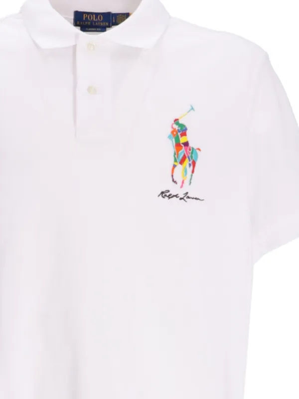 Thumbnail: Polo Ralph Lauren Classics Men's Polo T-shirt/Teen:White 