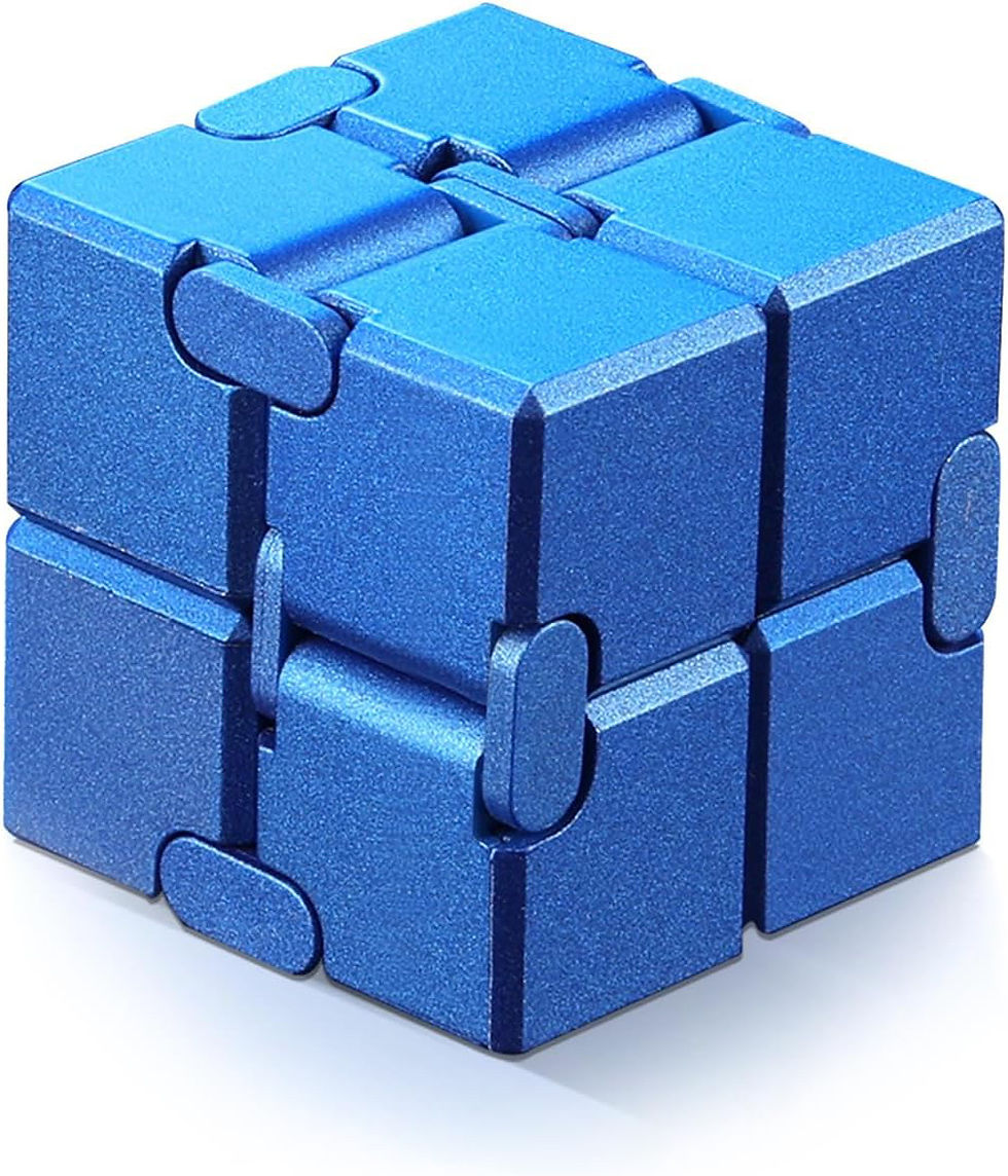 Thumbnail: Infinity Cube Magic Cube MagicCube 3D Puzzle Aluminum Infinity Fidget Cube Adult