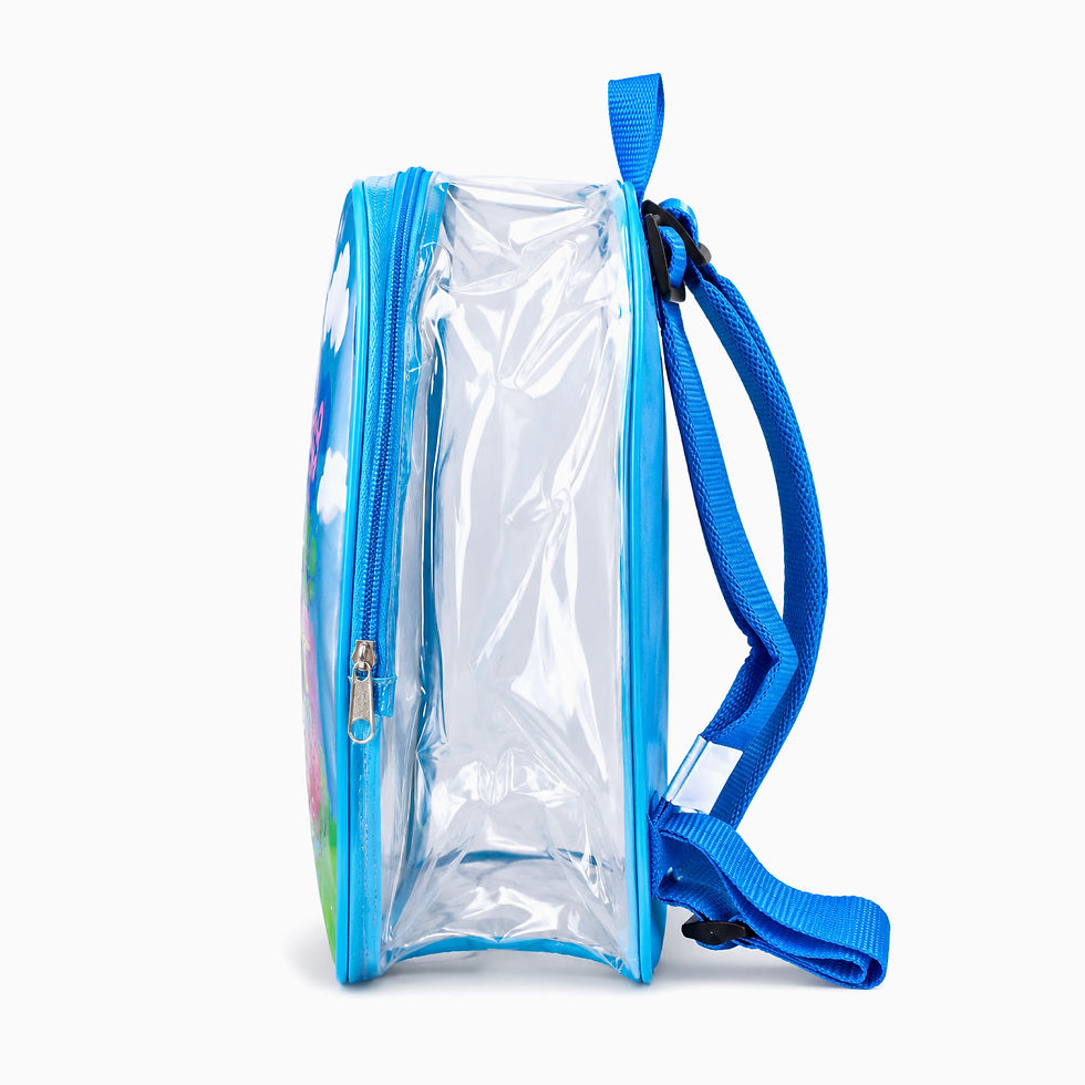 Thumbnail: Peppa Pig Transparent Unisex Kids Outing/ School Backpack -Back to School -Blue 