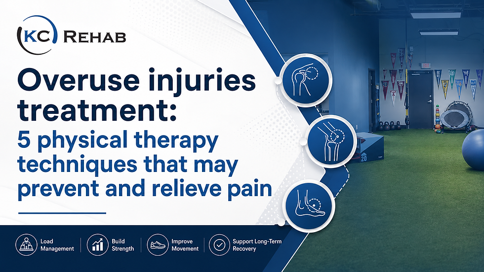 Overuse injuries treatment: 5 physical therapy techniques that may prevent and relieve pain