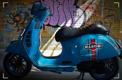Vespa GTS300 Martini Racing