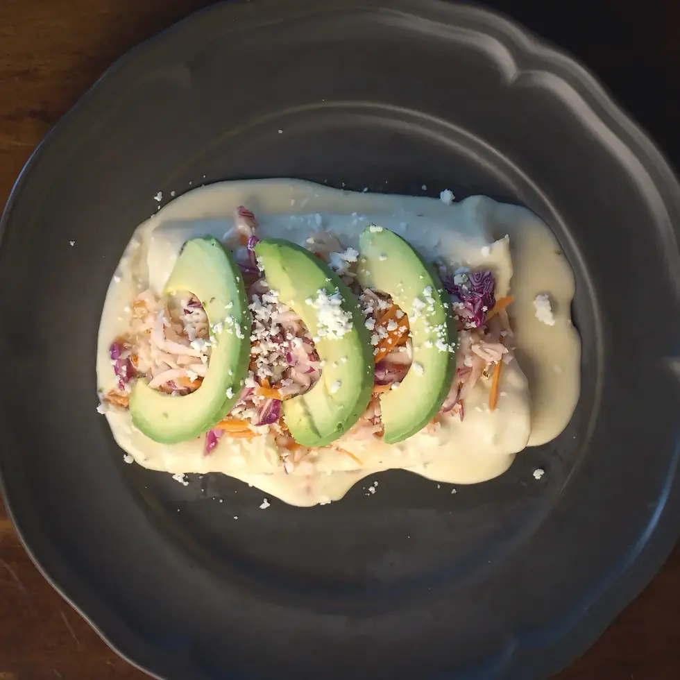 Queso and avocado plate from Casa Real in Loveland