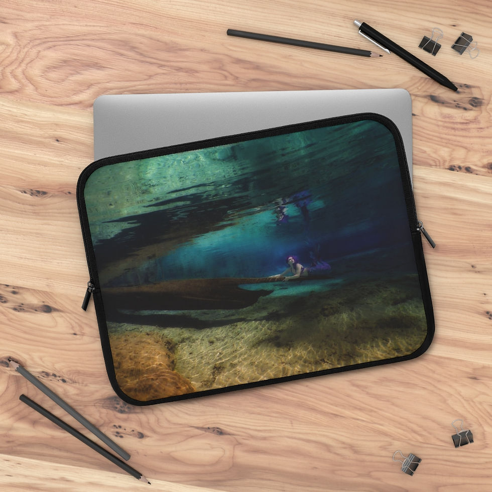 Thumbnail: Tresor de la Mer Unrequited Mermaid Laptop Sleeve School Supplies