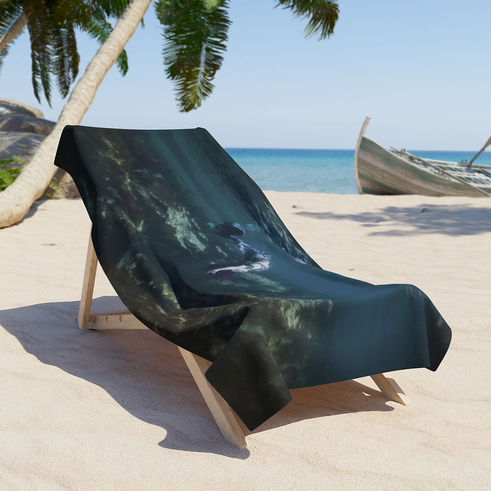 Thumbnail: Tresor de la Mer Avatar Mermaid Beach Towel