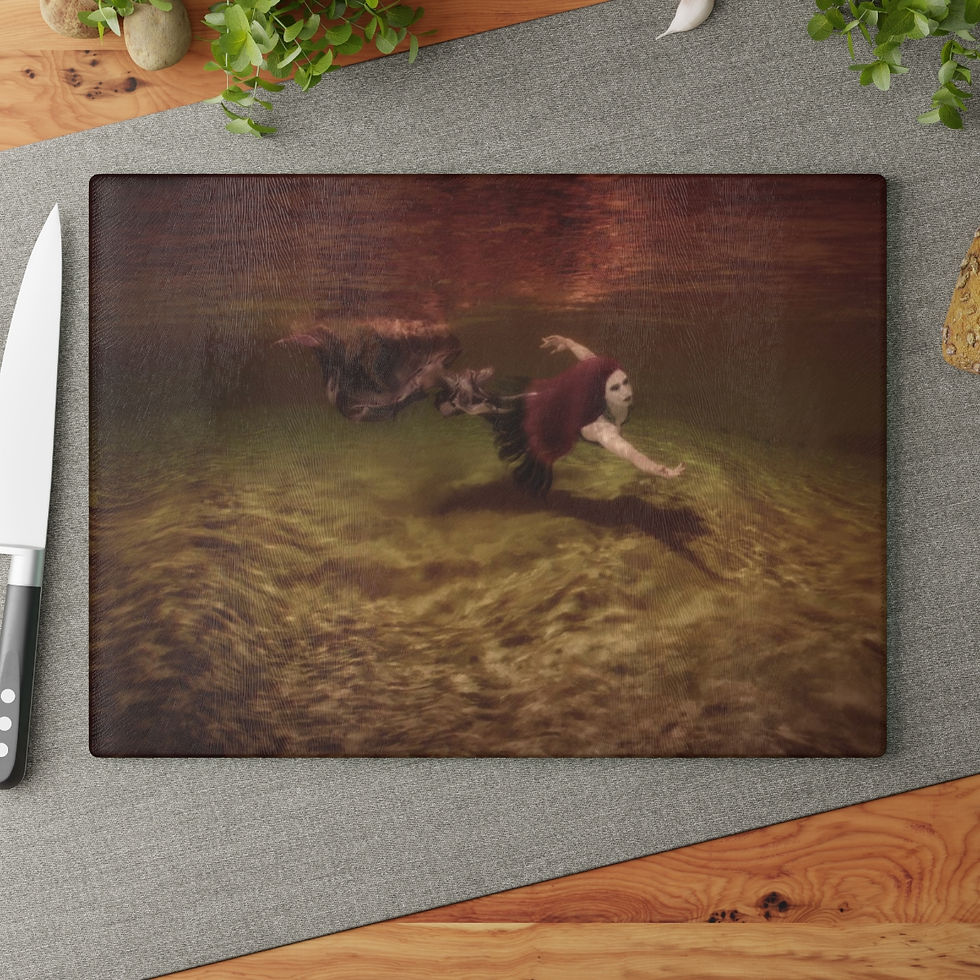 Miniaturbild: Tresor de la Mer Milagro Mermaid Cutting Board Kitchen Accessories
