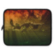 Tresor de la Mer Fallen Angel Mermaid Laptop Sleeve School Supplies