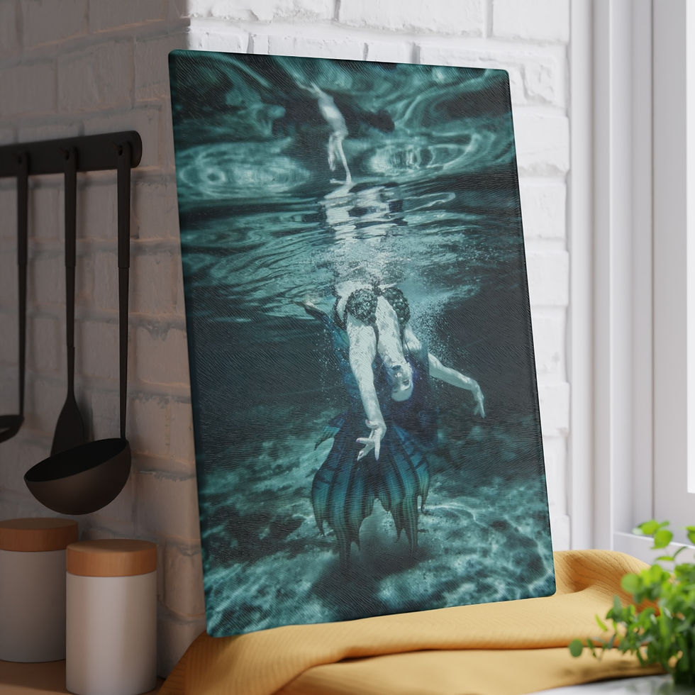 Miniaturbild: Tresor de la Mer Salvage Mermaid Cutting Board Kitchen Accessories