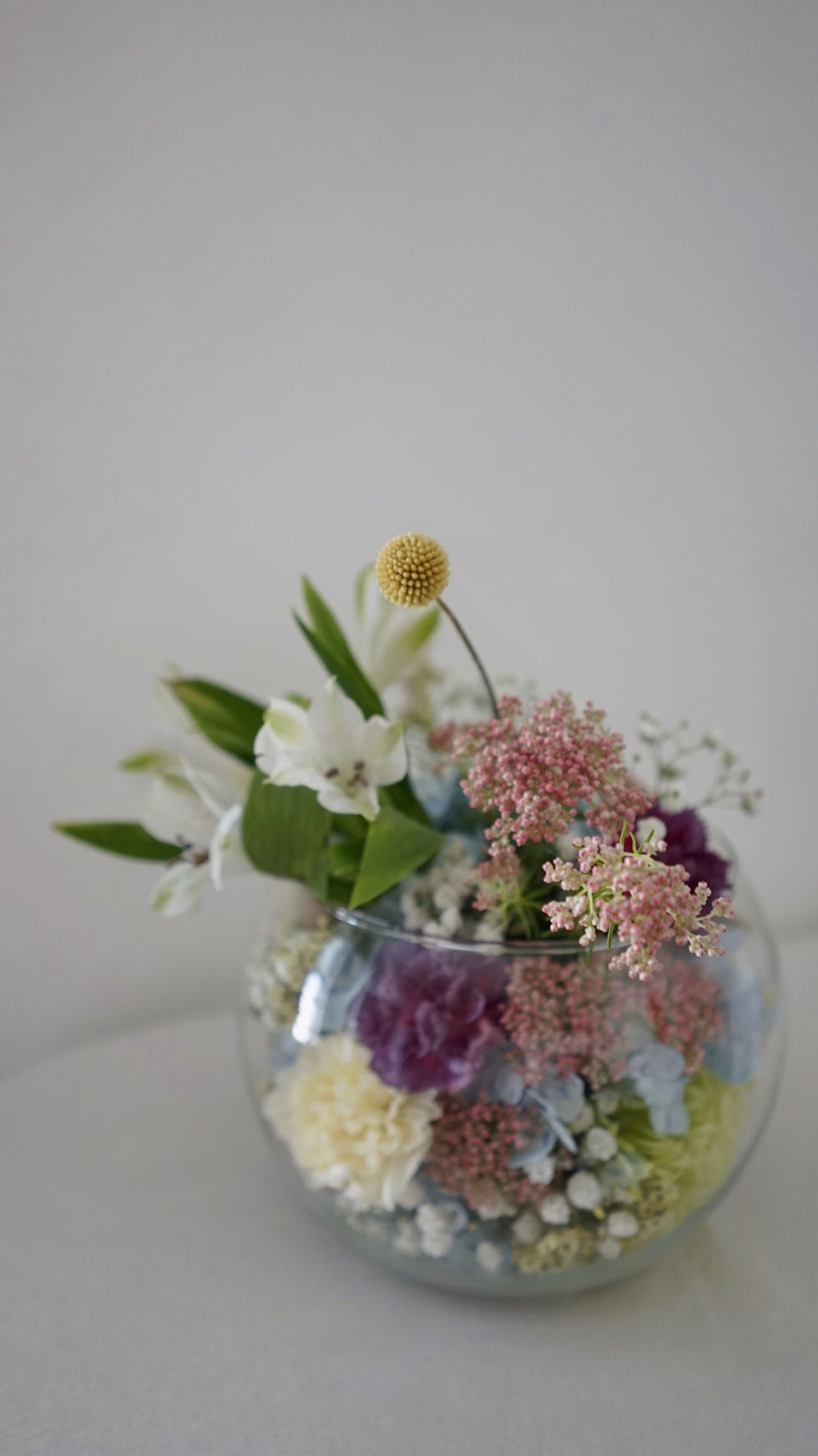 Thumbnail: Flower glass bowl