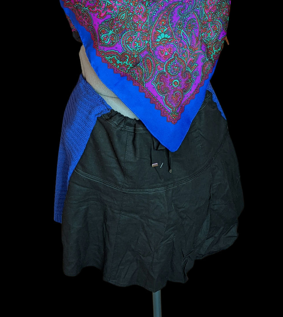 Thumbnail: (XL) Royal Cochet A-Line Skirt